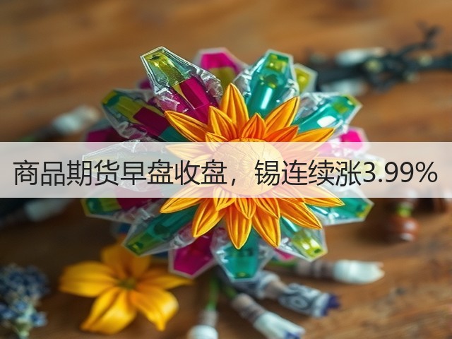 商品期货早盘收盘，锡连续涨3.99%(图3)