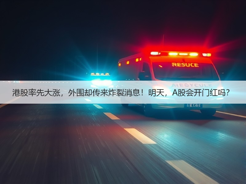 港股率先大涨，外围却传来炸裂消息！明天，A股会开门红吗？