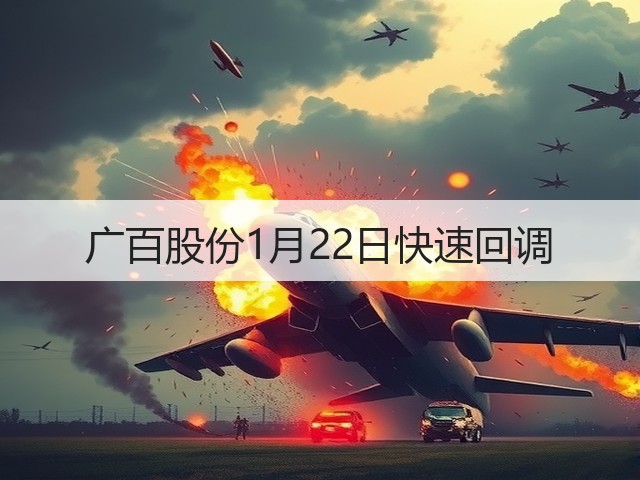 广百股份1月22日快速回调(图2) 广百股份1月22日快速回调(图2)