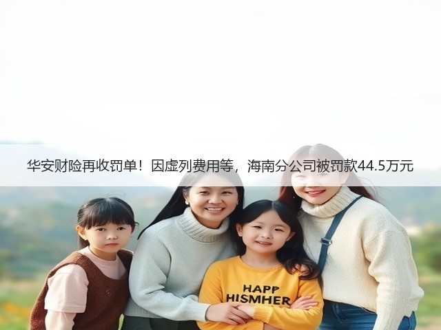 华安财险再收罚单！因虚列费用等，海南分公司被罚款44.5万元(图2)