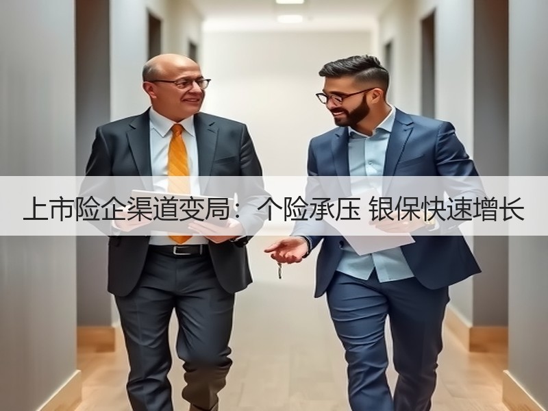 上市险企渠道变局：个险承压 银保快速增长