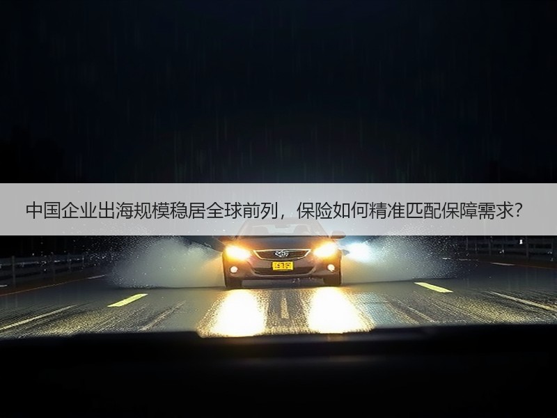 中国企业出海规模稳居全球前列，保险如何精准匹配保障需求？