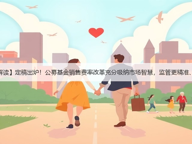 【新华解读】定稿出炉!公募基金销售费率改革充分吸纳市场智慧,监管更精准、更务实(图1) 【新华解读】定稿出炉!公募基金销售费率改革充分吸纳市场智慧,监管更精准、更务实(图1)