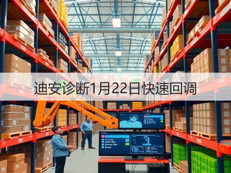 迪安诊断1月22日快速回调
