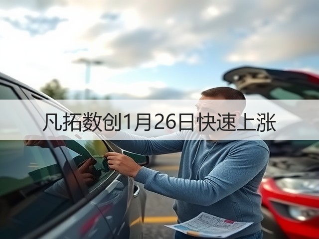 凡拓数创1月26日快速上涨(图1) 凡拓数创1月26日快速上涨(图1)
