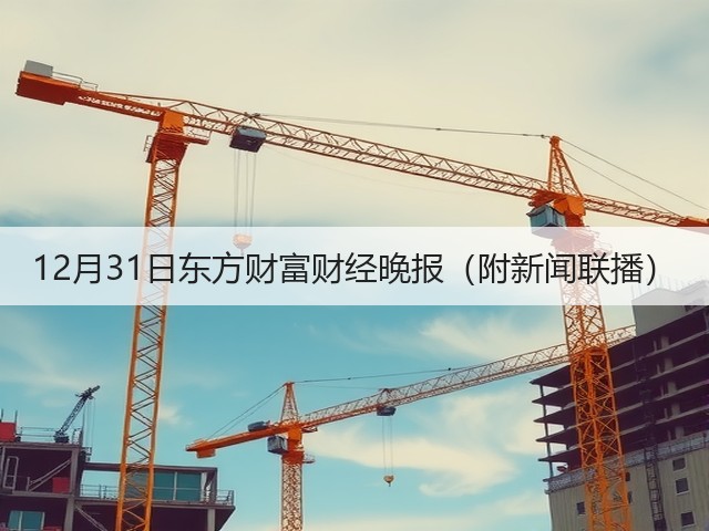 12月31日东方财富财经晚报(附新闻联播)(图1) 12月31日东方财富财经晚报(附新闻联播)(图1)