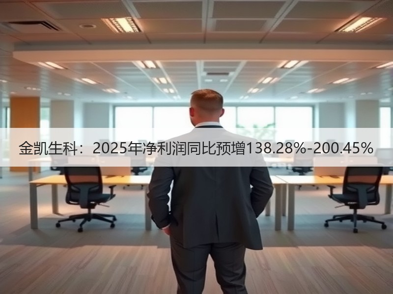 金凯生科：2025年净利润同比预增138.28%-200.45%