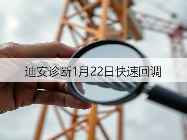 迪安诊断1月22日快速回调(图3) 迪安诊断1月22日快速回调(图3)