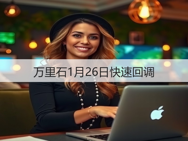 万里石1月26日快速回调
