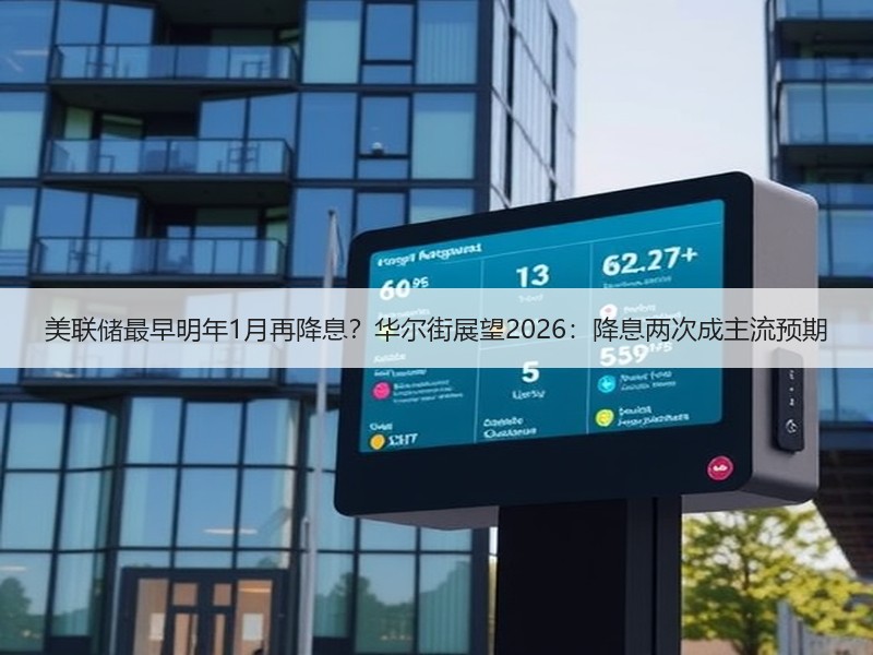 美联储最早明年1月再降息？华尔街展望2026：降息两次成主流预期