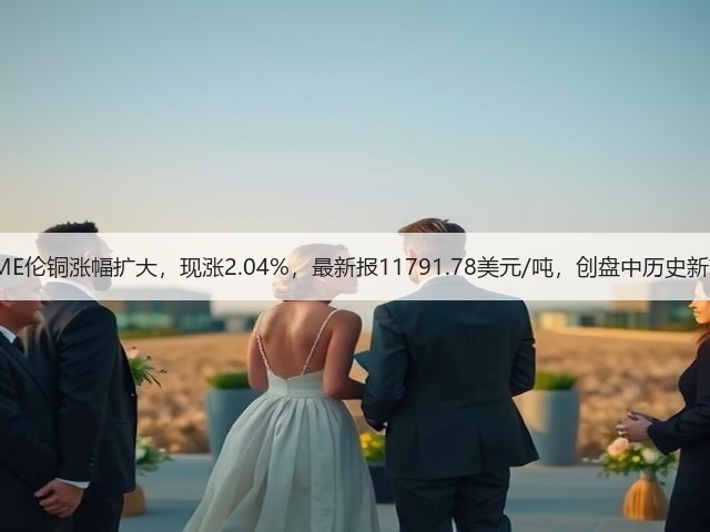 LME伦铜涨幅扩大，现涨2.04%，最新报11791.78美元/吨，创盘中历史新高(图2)