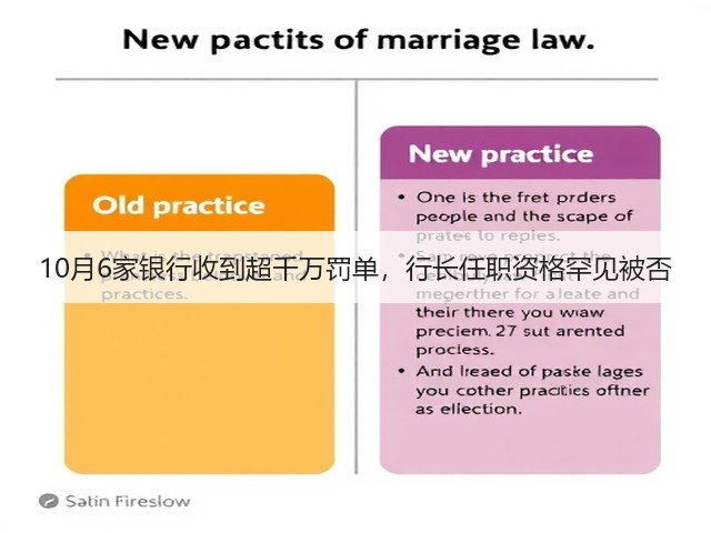 10月6家银行收到超千万罚单，行长任职资格罕见被否(图3)