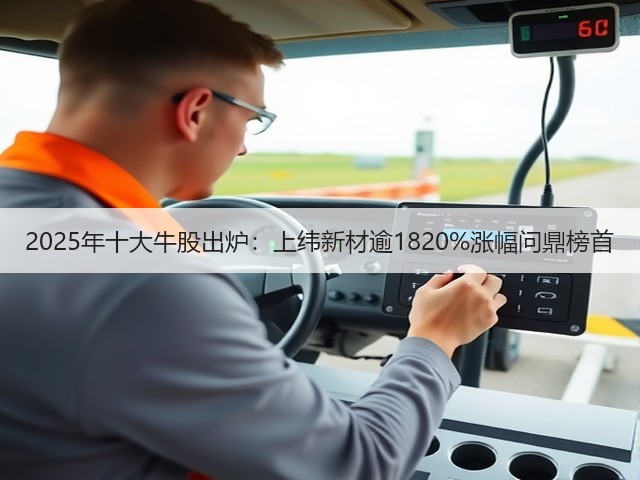 2025年十大牛股出炉：上纬新材逾1820%涨幅问鼎榜首(图1)