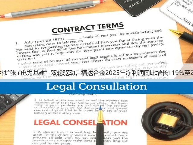 “海外扩张+电力基建”双轮驱动，福达合金2025年净利润同比增长119%至220%(图2)