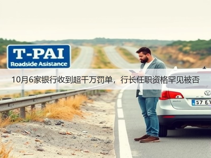 10月6家银行收到超千万罚单，行长任职资格罕见被否