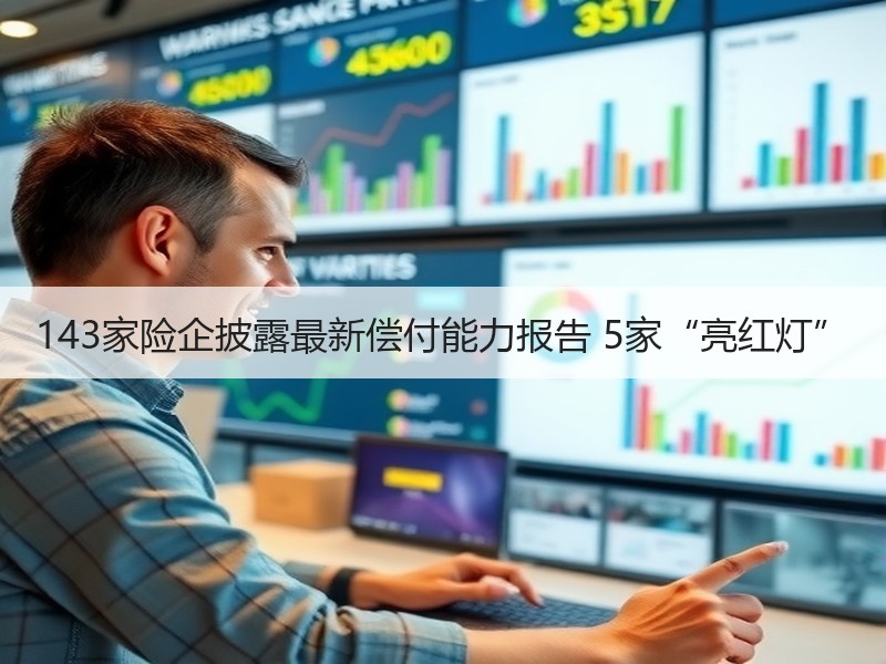 143家险企披露最新偿付能力报告 5家“亮红灯”
