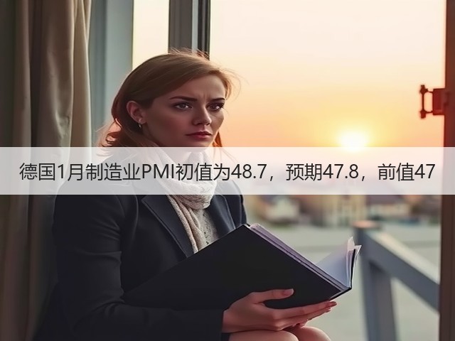 德国1月制造业PMI初值为48.7，预期47.8，前值47(图2)