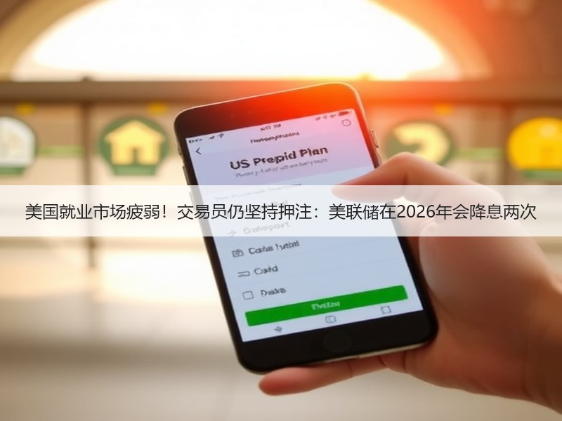 美国就业市场疲弱！交易员仍坚持押注：美联储在2026年会降息两次