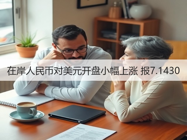 在岸人民币对美元开盘小幅上涨 报7.1430(图1)