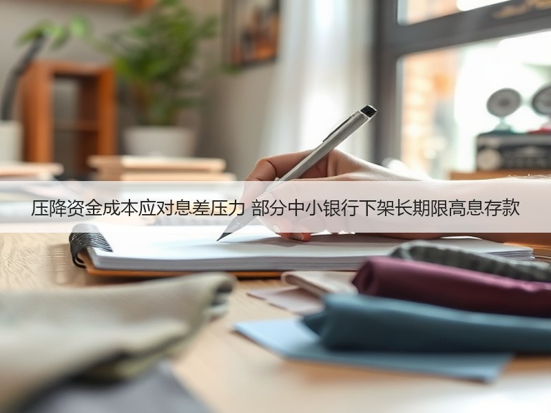 压降资金成本应对息差压力 部分中小银行下架长期限高息存款