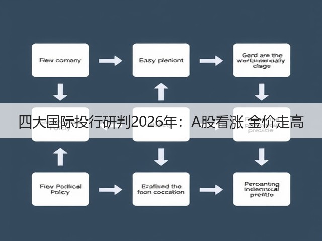 四大国际投行研判2026年：A股看涨 金价走高(图1)