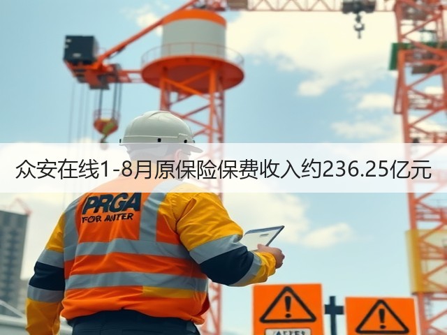 众安在线1-8月原保险保费收入约236.25亿元(图2)