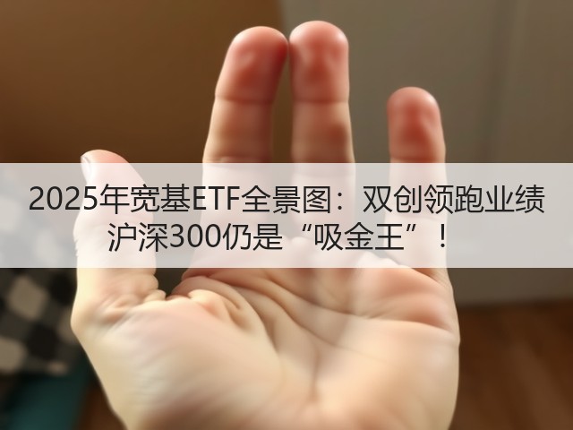 2025年宽基ETF全景图：双创领跑业绩 沪深300仍是“吸金王”！(图2)