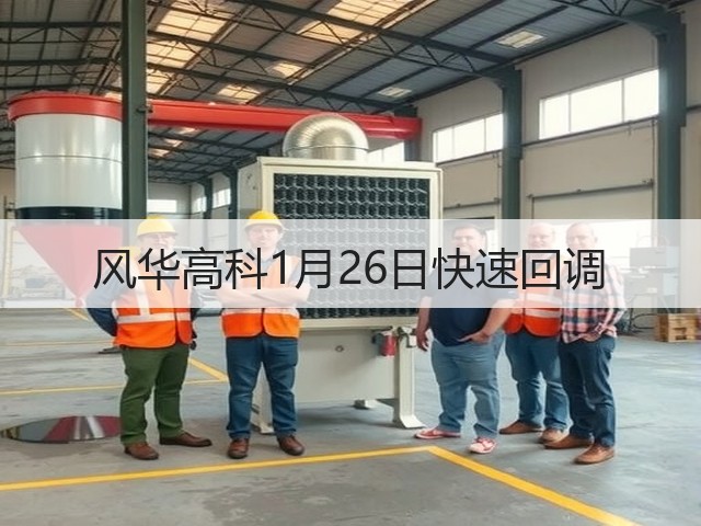 风华高科1月26日快速回调(图3) 风华高科1月26日快速回调(图3)
