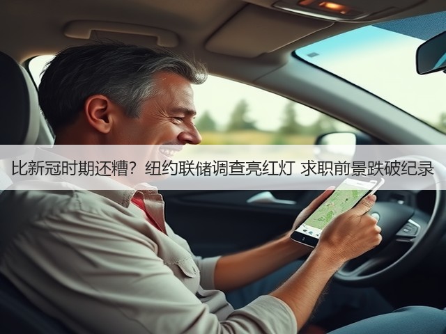 比新冠时期还糟?纽约联储调查亮红灯 求职前景跌破纪录(图2) 比新冠时期还糟?纽约联储调查亮红灯 求职前景跌破纪录(图2)