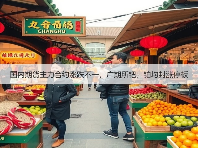 国内期货主力合约涨跌不一，广期所钯、铂均封涨停板(图2)