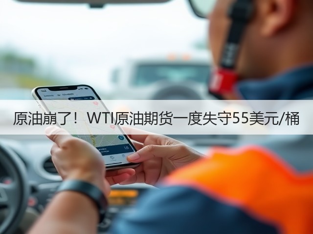 原油崩了!WTI原油期货一度失守55美元/桶(图3) 原油崩了!WTI原油期货一度失守55美元/桶(图3)