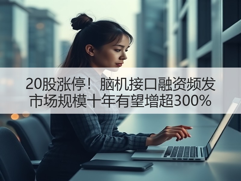 20股涨停！脑机接口融资频发 市场规模十年有望增超300%