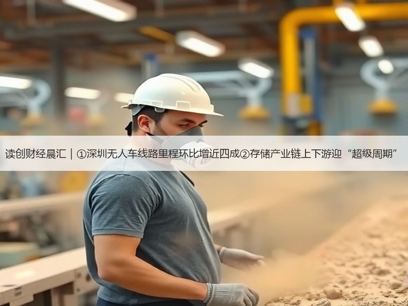 读创财经晨汇｜①深圳无人车线路里程环比增近四成②存储产业链上下游迎“超级周期”