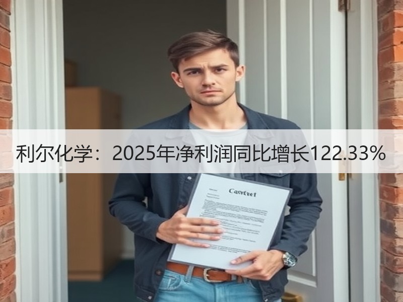 利尔化学：2025年净利润同比增长122.33%