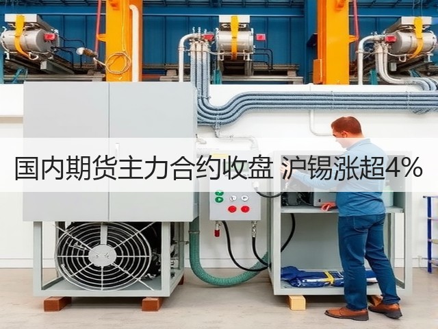 国内期货主力合约收盘 沪锡涨超4%(图1)