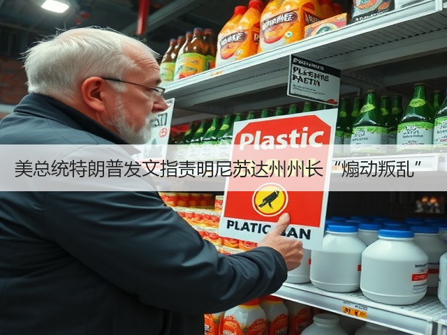 美总统特朗普发文指责明尼苏达州州长“煽动叛乱”(图3)