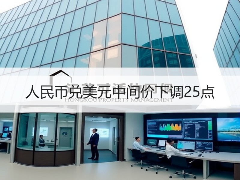 人民币兑美元中间价下调25点