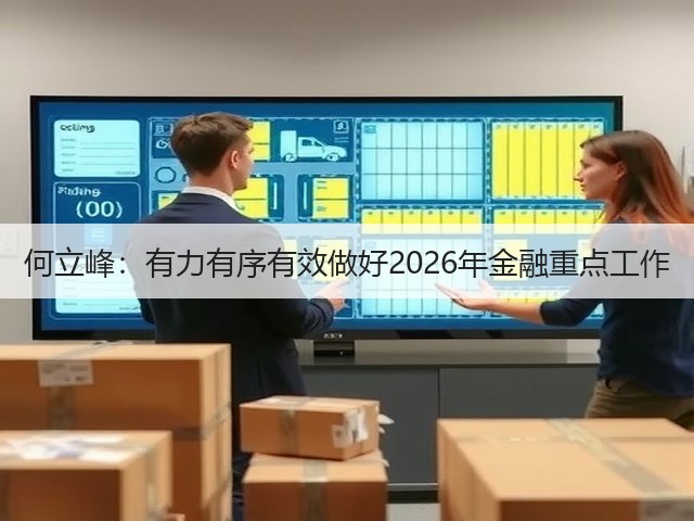 何立峰:有力有序有效做好2026年金融重点工作(图2) 何立峰:有力有序有效做好2026年金融重点工作(图2)