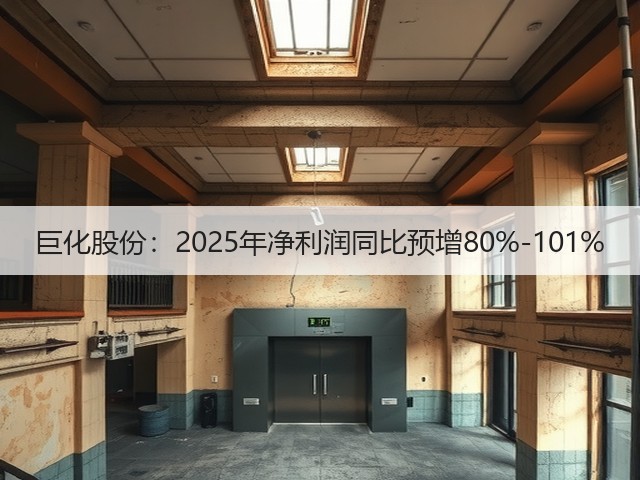 巨化股份:2025年净利润同比预增80%-101%(图2) 巨化股份:2025年净利润同比预增80%-101%(图2)