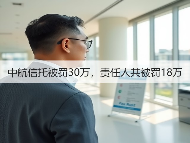 中航信托被罚30万,责任人共被罚18万(图2) 中航信托被罚30万,责任人共被罚18万(图2)