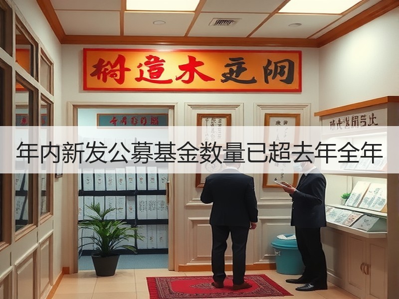 年内新发公募基金数量已超去年全年