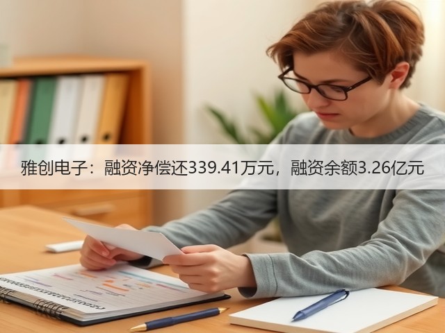 雅创电子:融资净偿还339.41万元,融资余额3.26亿元(图1) 雅创电子:融资净偿还339.41万元,融资余额3.26亿元(图1)