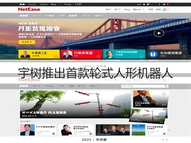 宇树推出首款轮式人形机器人(图2) 宇树推出首款轮式人形机器人(图2)