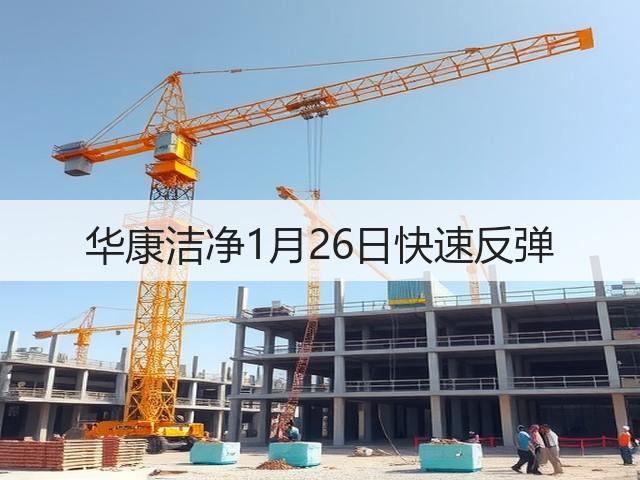 华康洁净1月26日快速反弹(图1) 华康洁净1月26日快速反弹(图1)