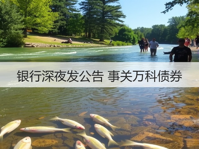 银行深夜发公告 事关万科债券(图1)
