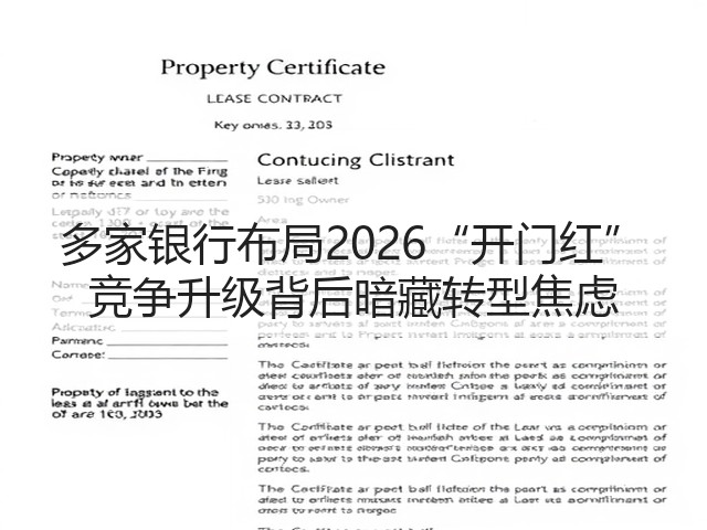 多家银行布局2026“开门红” 竞争升级背后暗藏转型焦虑(图3)