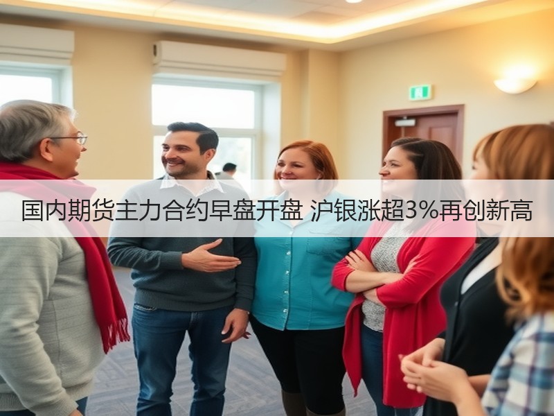 国内期货主力合约早盘开盘 沪银涨超3%再创新高