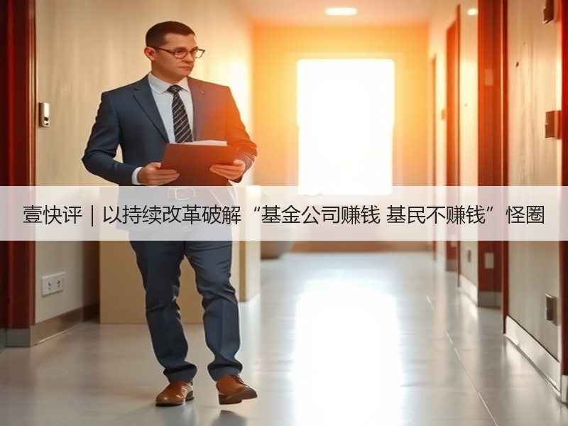 壹快评｜以持续改革破解“基金公司赚钱 基民不赚钱”怪圈