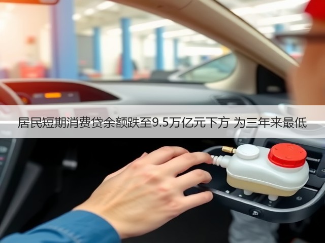 居民短期消费贷余额跌至9.5万亿元下方 为三年来最低(图3)