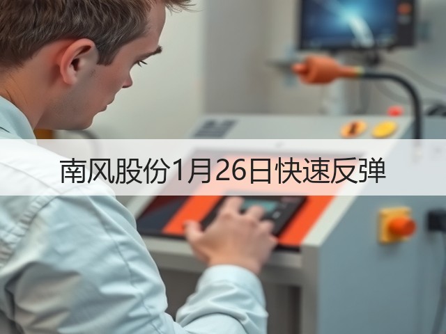 南风股份1月26日快速反弹(图3) 南风股份1月26日快速反弹(图3)